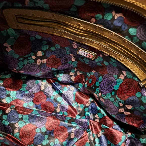 Guess Faux Ostrich Handbag - Picture 5 of 16